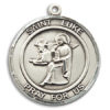 St. Luke The Apostle Round Medal and Necklace