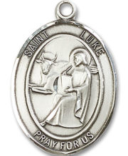 St. Luke The Apostle Medal and Necklace