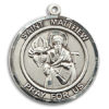 St. Matthew The Apostle Round Medal and Necklace