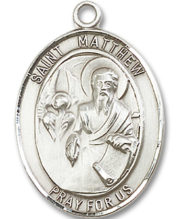 St. Matthew The Apostle Medal and Necklace