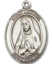 St. Martha Medal and Necklace