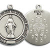 Miraculous Round Medal and Necklace