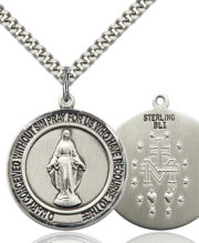 miraculous round medal