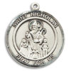 St. Nicholas Round Medal and Necklace