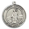 St. Patrick Round Medal and Necklace