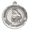 Virgen Divina Providencia Round Medal and Necklace