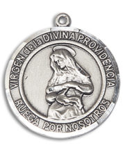 Virgen Divina Providencia Round Medal and Necklace