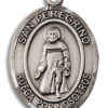 San Peregrino Medal and Necklace Spanish