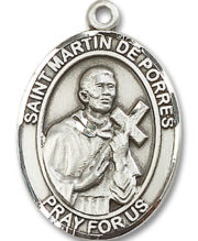 St. Martin De Porres Medal and Necklace