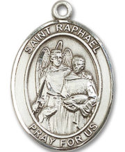 St. Raphael The Archangel Medal and Necklace