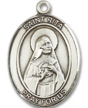 St. Rita Of Cascia Medal and Necklace