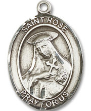 St. Rose Of Lima Medal and Necklace