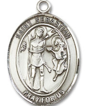 St. Sebastian Medal and Necklace