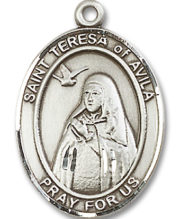 St. Teresa Of Avila Medal and Necklace