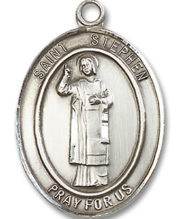 St. Stephen The Martyr Medal and Necklace