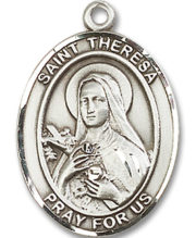 St. Theresa Medal and Necklace