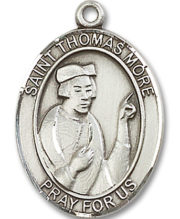 St. Thomas More Medal and Necklace