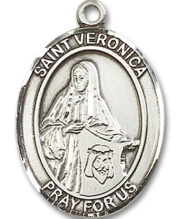 St. Veronica Medal and Necklace