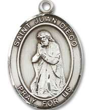 St. Juan Diego Medal and Necklace