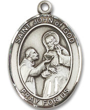 St. John Of God Medal and Necklace