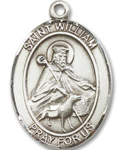 St. William Of Rochester Medal and Necklace