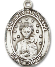 Our Lady Of La Vang Medal and Necklace