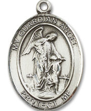 Guardian Angel Medal and Necklace