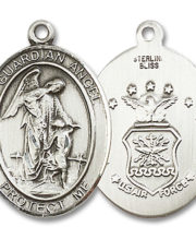 Guardian Angel - Air Force Medal and Necklace