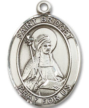 St. Bridget Of Sweden Medal and Necklace