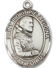 St. Pio Of Pietrelcina Medal and Necklace