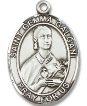 St. Gemma Galgani Medal and Necklace