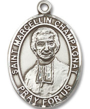 St. Marcellin Champagnat Medal and Necklace
