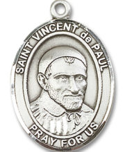 St. Vincent De Paul Medal and Necklace