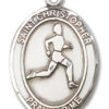 St. Christopher - Track & Field Medal and Necklace