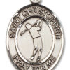 St. Christopher - Golf Medal and Necklace