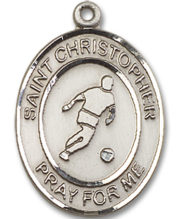 St. Christopher - Soccer Medal and Necklace