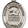 St. Christopher - Swimming Medal and Necklace