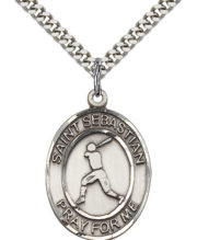 st sebastian - baseball medal