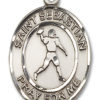 St. Sebastian - Football Medal and Necklace