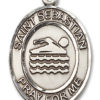 St. Sebastian - Swimming Medal and Necklace