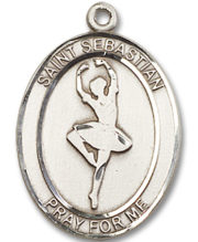 St. Sebastian - Dance Medal and Necklace