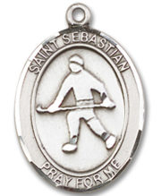 St. Sebastian - Field Hockey Medal and Necklace