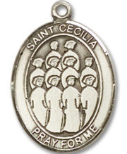St. Cecilia - Choir Medal and Necklace