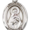 St. Rita - Baseball Medal and Necklace