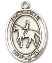 St. Kateri - Equestrian Medal and Necklace