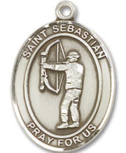 St. Sebastian - Archery Medal and Necklace