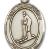 St. Christopher - Skiing Medal and Necklace