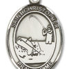 St. Christopher - Fishing Medal and Necklace