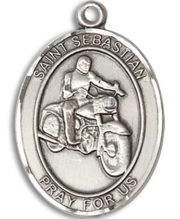 St. Sebastian - Motorcycle Medal and Necklace