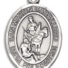 San Martin Caballero Medal and Necklace Spanish